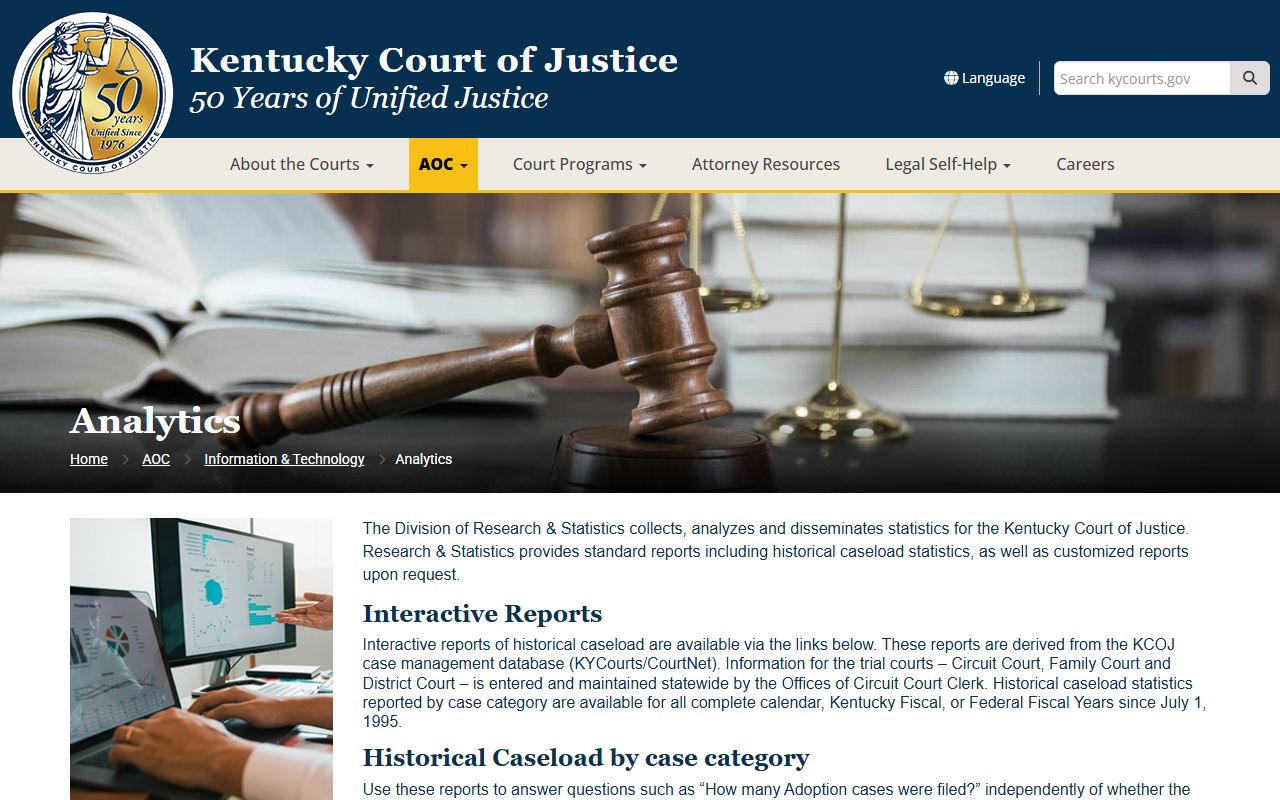 Union County court records and Kentucky trial court data maintenance